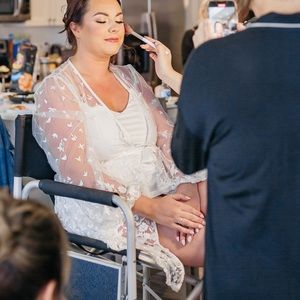 Le Rose Bridal Robe + Slip